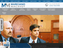 Tablet Screenshot of marcianolegal.com